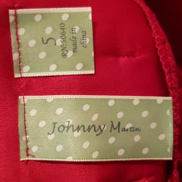 JOHNNY MARTIN Little Red Dress, Size 5 - Picture 7 of 8